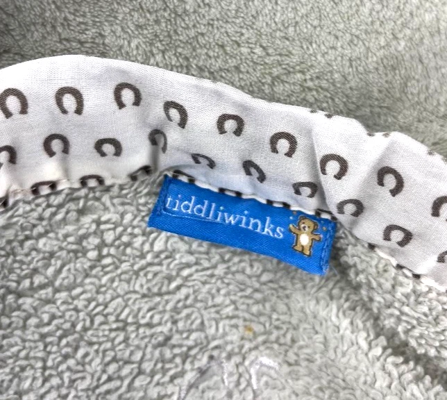 Manta Herradura Bebé Verde Suerte Tiddliwinks Suave Vellón Lovey Seguridad Unisex Foto 2 de 3