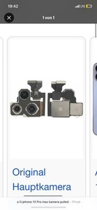 Iphone 13 Pro/13 Pro Max Originall Pulled kamera
