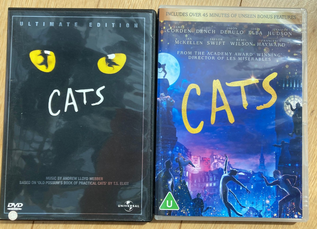 Cats - Ultimate Edition & Cats Movie 2 x  DVDs