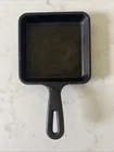 Vintage Lodge Cast Iron 5" Square Griddle 5WS Sandwich Pan USA