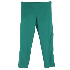Landau Scrub Bottoms Unisex SML 37" WAIST Green Poly Bl Drawstring Back Pocket