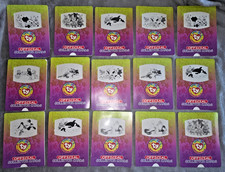 1998 Ty Beanie Babies Large Official Club Collector 15 Cards LOT w Carry Case
