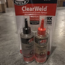 JB Weld 50240 ClearWeld Professional Grade Epoxy, Clear 8 oz.