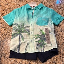 NWT Tommy Bahama Boy's 3-Piece Shorts  2 Shirts Set size 3T