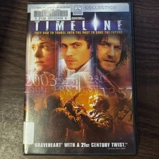 Timeline DVD 2003 Richard Donner Paul Walker Gerard Butler Special Features