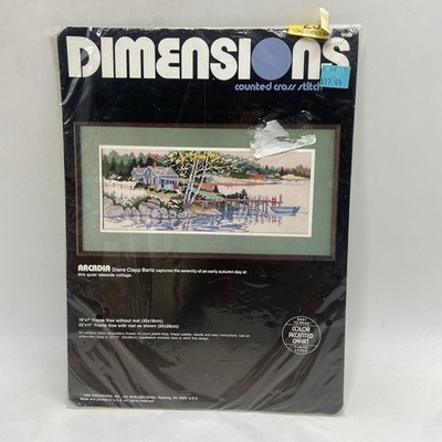 New Counted Cross Stitch Kit  Dimensions Arcadia 3665