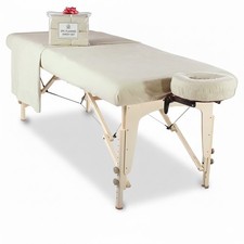 3pc Flannel Massage Table Sheet Set Cotton Blend Double Brushed Soft Spa Linens