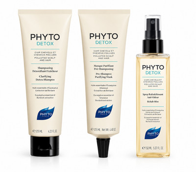 PHYTO DETOX Pre-Shampoo/Clarifying Detox Shampoo/Spray Rehab Mist (4.4/4.2/5.07)