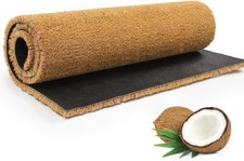 Heavy Duty Coir Door Mat 45x75cm Natural Coconut Entrance Indoor Outdoor