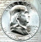 1954-S Franklin Half Dollar, NGC MS 65 FBL, Signed By Rick Tomaska