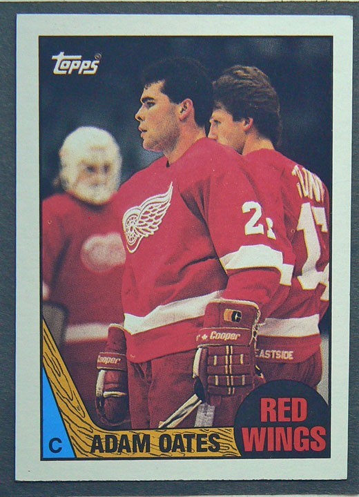 1987 Topps #123 Adam Oates Red Wings Center Well centered with vivid colors
