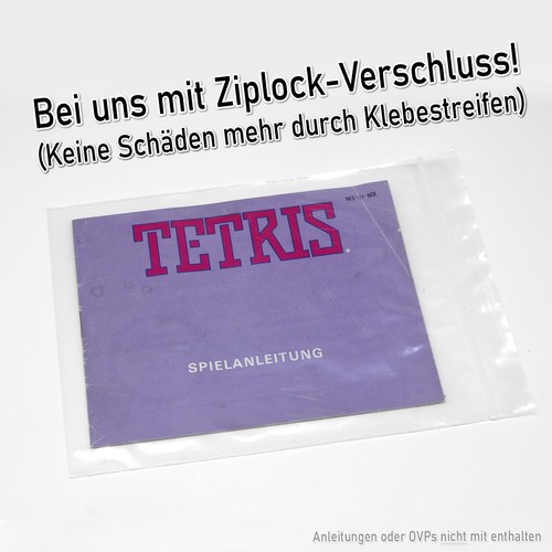Schutzhüllen für Nintendo NES Spiele Anleitungen Sleeves Hüllen Tüten Bag Schutz - Bild 3 von 15