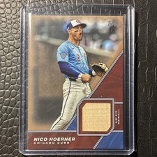Topps 2026 Series 1 Nico Hoerner Major League Material Gold /50 #MLM-NH Cubs