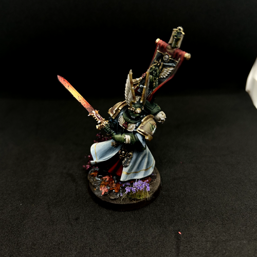 Azrael Supreme Gran Maestro Ángeles Oscuros Marines Espaciales Warhammer 40k pintado - Imagen 2 de 4