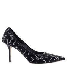 Jimmy Choo Love85 Caviar Bead Embroidery Pumps