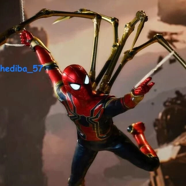 1: 6 比例蜘蛛侠铁蜘蛛可移动动作玩偶模型玩具收藏新品 — 第 4/4 张图片