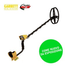 METAL DETECTOR EURO ACE 350 GARRETT PIASTRA 8.5" ORO MONETE DA ESPOSIZIONE
