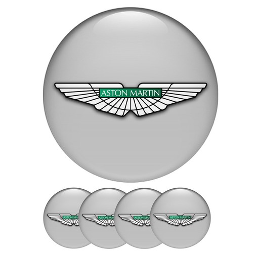 4pcs sticker ASTON MARTIN logo for wheel caps hub cap rim silicone emblems - Picture 7 of 7