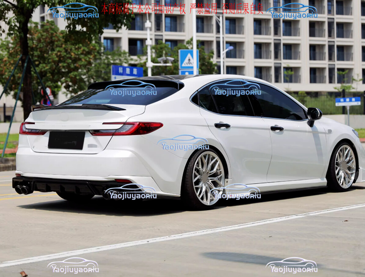 For Toyota Camry 2025-2026 SE/XSE Glossy Black Rear Bumper Diffuser Lip ...