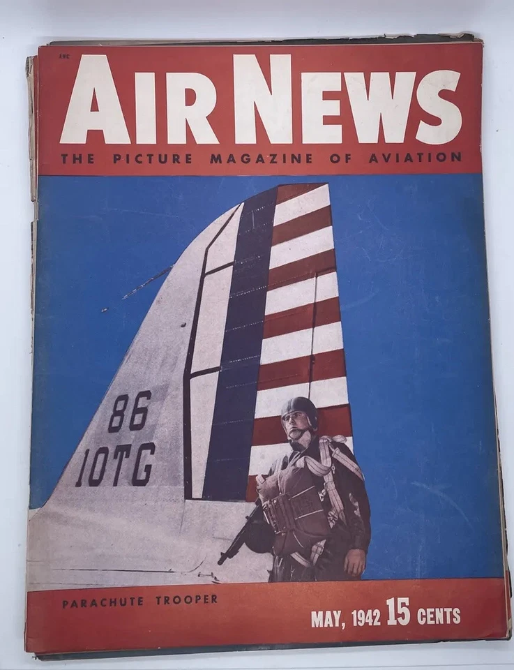 5 Vintage Air News Magazine's 1942 & 1943 W/4 FREE CLEVELAND ADS - Image 3 of 4