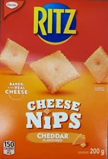 Christie RITZ Cheese Nips 8 x BOXES 200g Each - From Canada -FRESH & DELICIOUS!