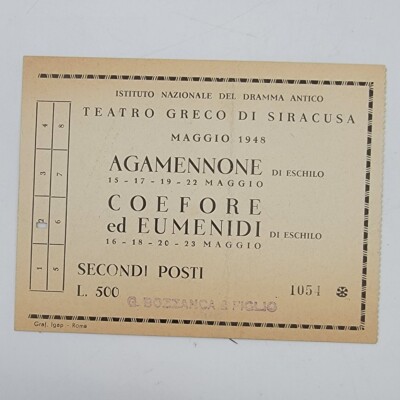 Teatro Greco di Siracusa - Maggio 1948 - Instituto Nazionale Del Dramma Antico