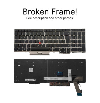 NORWAY QWERTY KEYBOARD LENOVO THINKPAD E580 T590 L580 E590 P52 P72 NON-BACKLIT