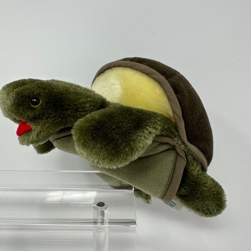 Folkmanis Hand Puppet Turtle Tortoise Plush Stuffed Animal - 第 3/8 張圖片