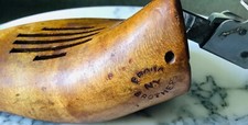 Vintage Miller Solid Wood Adjustable Shoe Tree Form Stretcher Size 4 Free Ship 