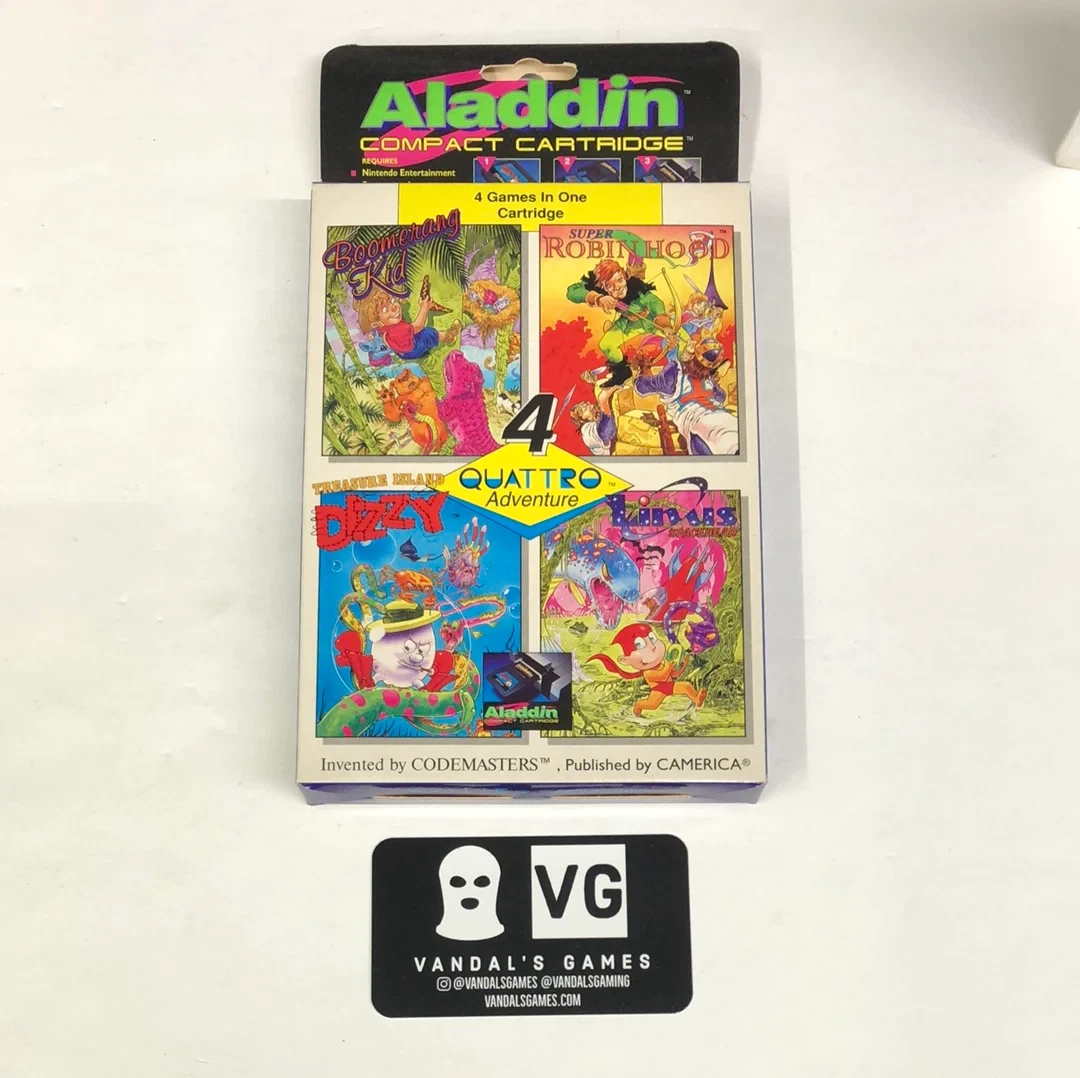 Nes Aladdin 4 Quattro Adventure Nintendo Nes Brand New 2628