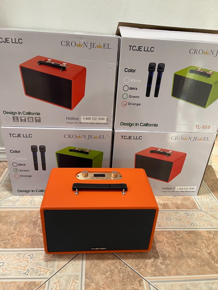CROWN JEWEL TL-868 portable karaoke sound Bluetooth Microphone