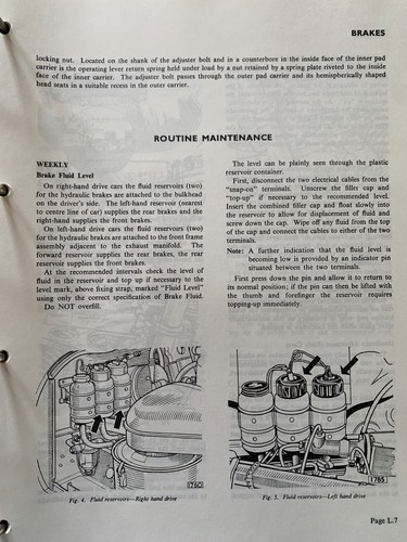 Jaguar 3.8 E-type Grand Touring Models Service Manual plus 4.2 & 2.2 Cars Info - Picture 4 of 7