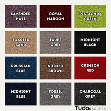 Tuda Carpets Sprinter 5mm Pile Budget Carpet with Felt Backing 8mm Total Height