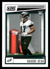 2022 Score #351 Nakobe Dean Rookie Philadelphia Eagles