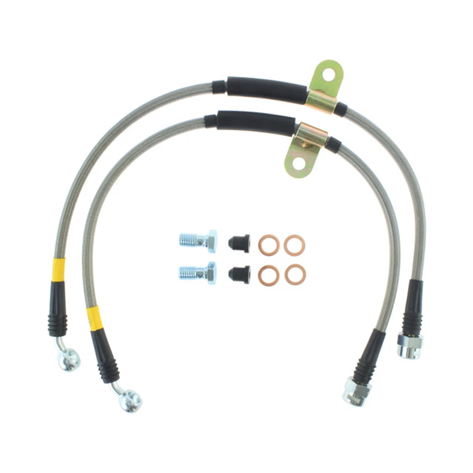 StopTech Front Steel Brake Line Kit For 07-20 Avalance Silverado Sierra Escalade - Image 4 of 4