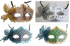 Venetian Masquerade Mask w/ Rhinestones  Butterfly Party Prom Halloween Costume