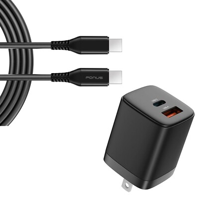 For Samsung Galaxy S23/Ultra/Plus - Fast Type-C 38W PD Home Charger 6ft Long
