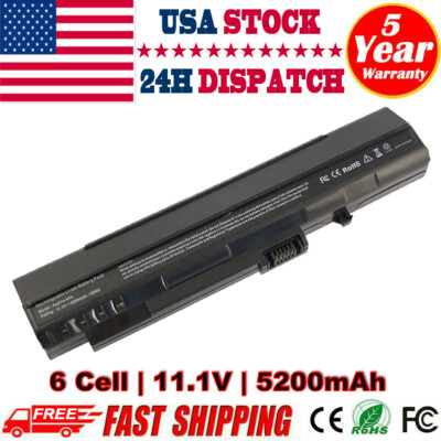 6 Cell Battery for ACER ASPIRE ONE ZG5 A110 A150 D150 D250 531 KAV10 KAV60 PC