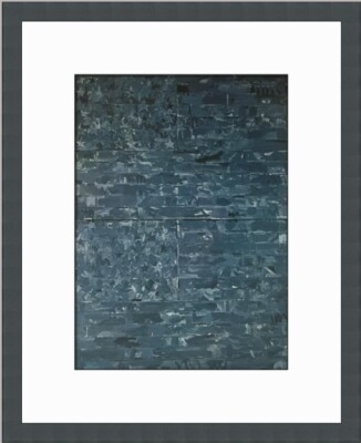 Jasper Johns Two Flags II Custom Framed Print
