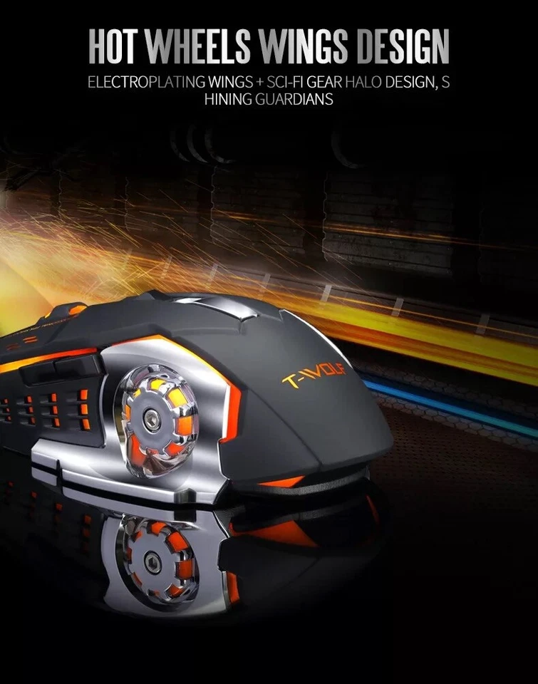 T Wolf Q13 Wireless Gaming Mouse - Image 4 of 4