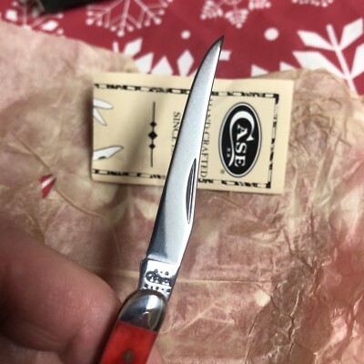 CASE XX 2002 RED TINY TEXAS TOOTHPICK KNIFE 610096 SS | eBay