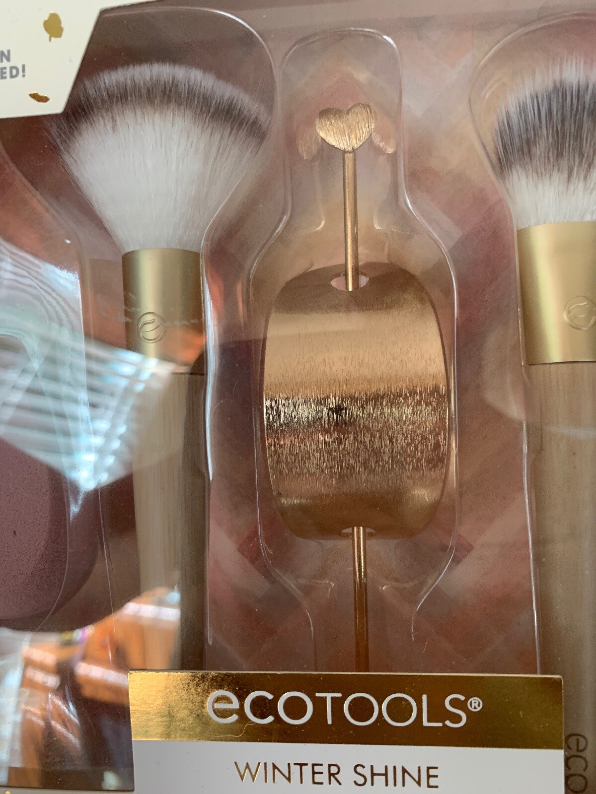 ECOTOOLS Winter Shine Gift Brush Set ET1678 NIB Hair Pin Blender