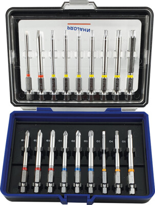 Projahn 1/4'' Bit Box 18-teilig 75 mm lang 4093