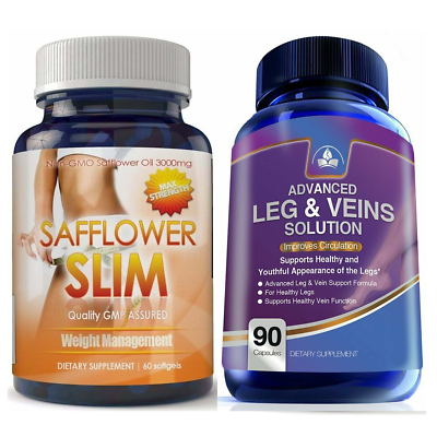 #ad Safflower Oil Weight Management Legs Healthy Vein Function Dietary Supplement $49.74