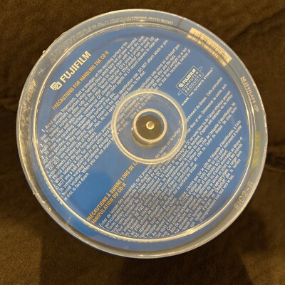 NEW SEALED • Fujifilm CD-R 80 Min 700MB 30 Pack Up To 48X Write