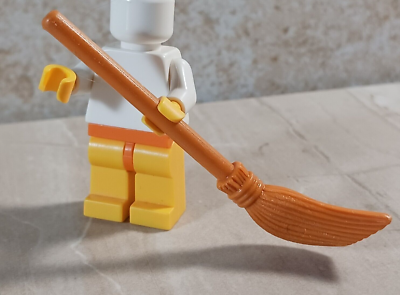 New LEGO Harry Potter Rider Dark Orange Broom Sweeper Quidditch