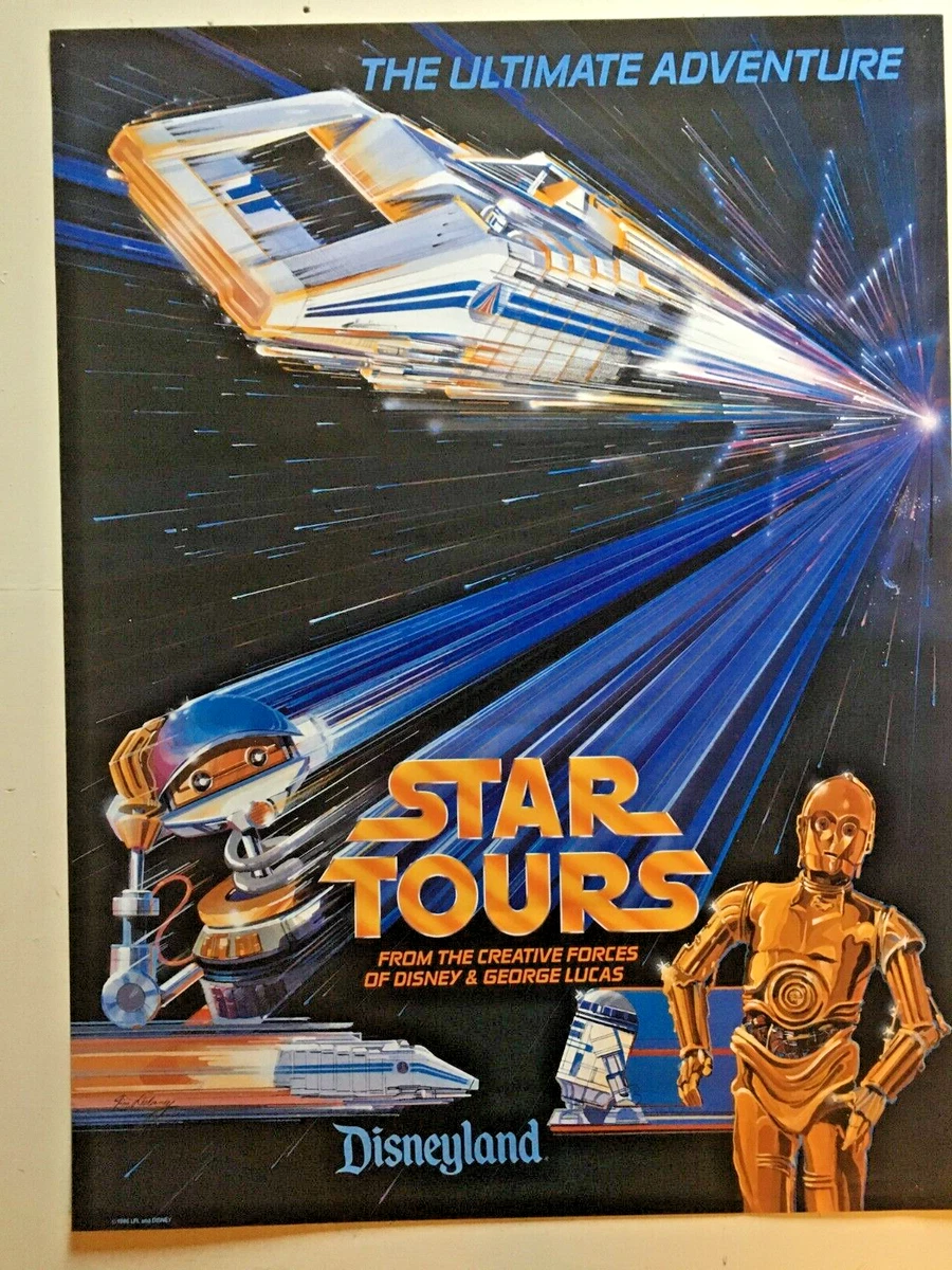 Star Tours Poster In Star Wars Posters & Prints for sale | eBay