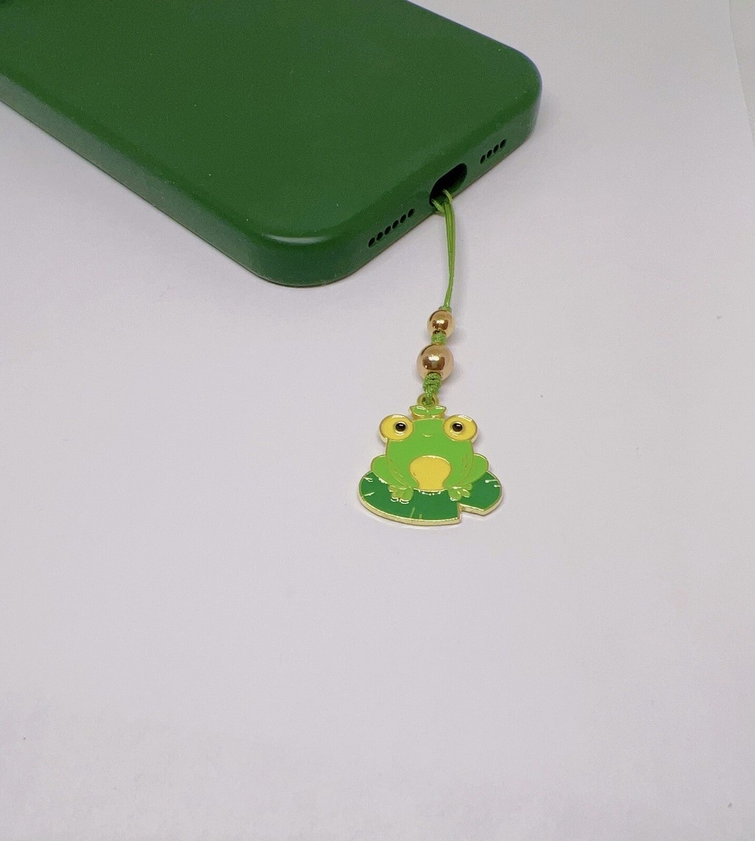 Frog Phone Charm, Cartoon Frog Phone Charm, Frog Bag Charm