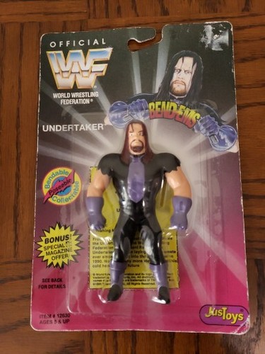 WWF WWE Bend-Ems The Undertaker JusToys TitanSport...