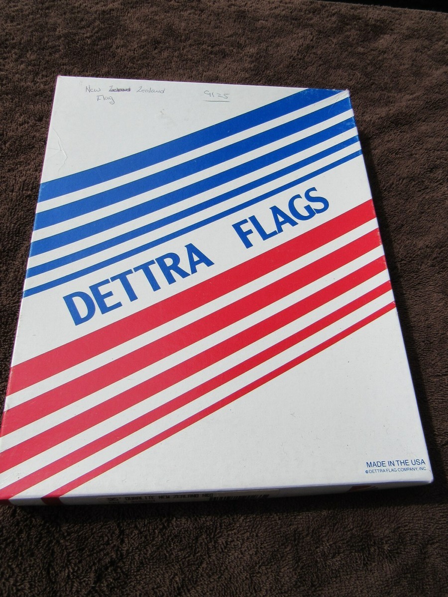 Dettra Flag Company 3'x5' Duralite 2 Flag LOT NEW ZEALAND USA made